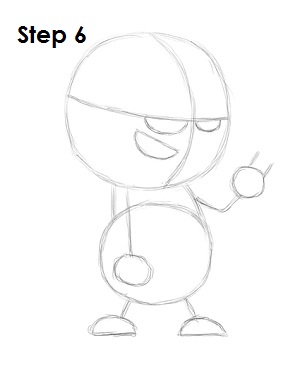 Draw Kick Buttowski Step 6 Draw Kick Buttowski Step 6