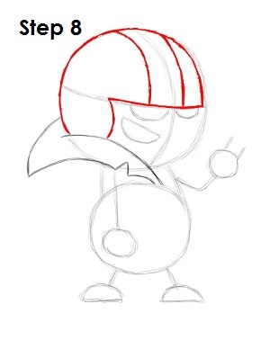 Draw Kick Buttowski Step 8 Draw Kick Buttowski Step 8