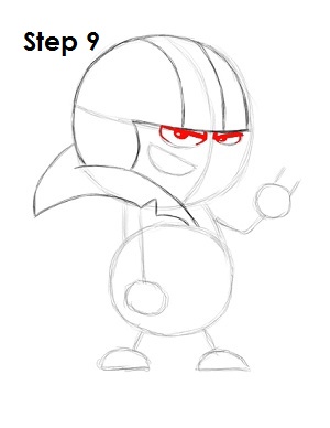 Draw Kick Buttowski Step 9 Draw Kick Buttowski Step 9