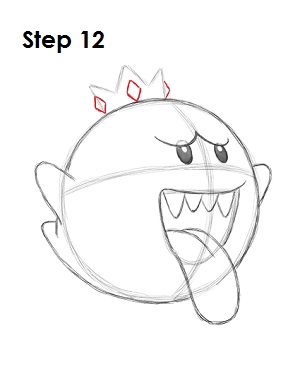 Draw King Boo 12