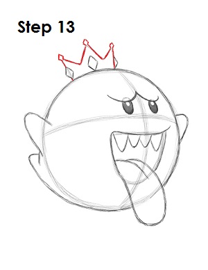 Draw King Boo 13
