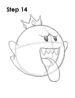 Draw King Boo 14