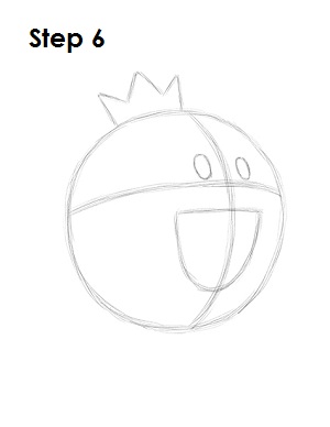 Draw King Boo Step 6 Draw King Boo 6