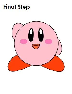 Draw Kirby Nintendo Final Step