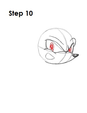 How to Draw Knuckles Step 10 Draw Knuckles Step 10