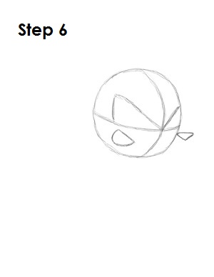How to Draw Knuckles Step 6 Draw Knuckles Step 6