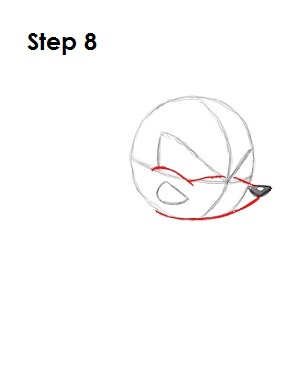 How to Draw Knuckles Step 8 Draw Knuckles Step 8