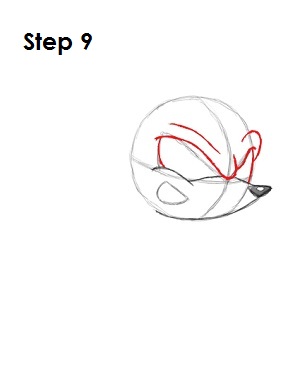 How to Draw Knuckles Step 9 Draw Knuckles Step 9