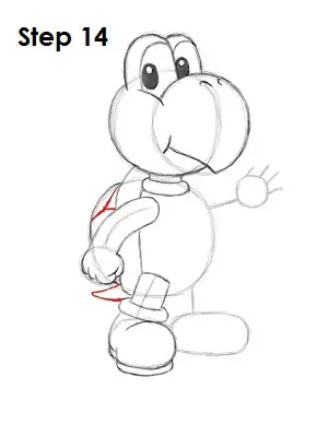 How to Draw Koopa Troopa Step 14