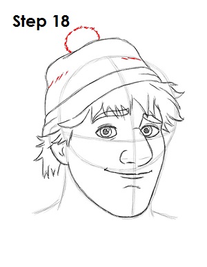 Draw Kristoff Frozen 18 Draw Ness 18