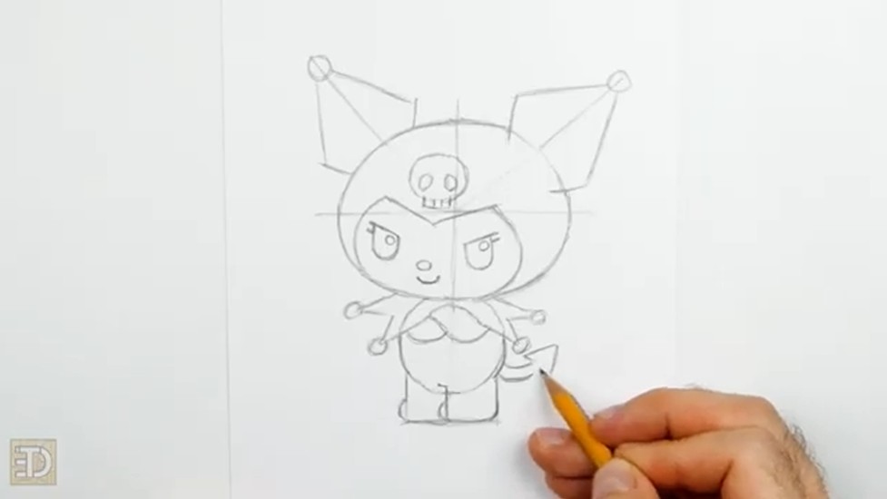 How to Draw Sanrio Kuromi Body