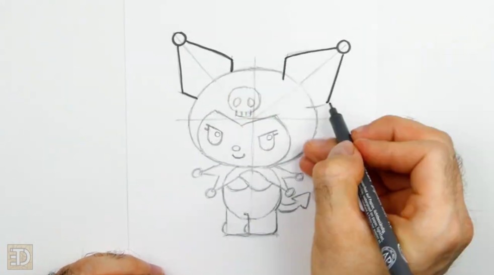 How to Draw Sanrio Kuromi Ink