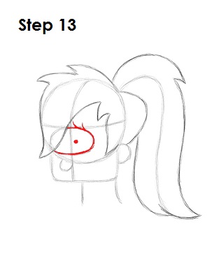 Draw Leela Step 13 Draw Leela 13