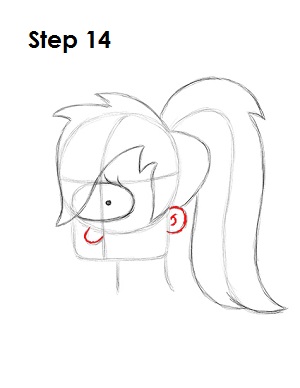 Draw Leela Step 14 Draw Leela 14
