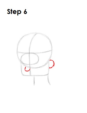 Draw Leela Step 6 Draw Leela 6