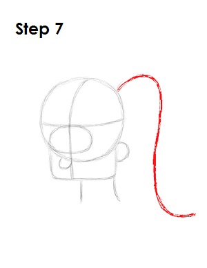 Draw Leela Step 7 Draw Leela 7