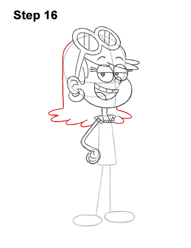 Draw Leni The Loud House 16 How to Draw Leni The Loud House Sister 16