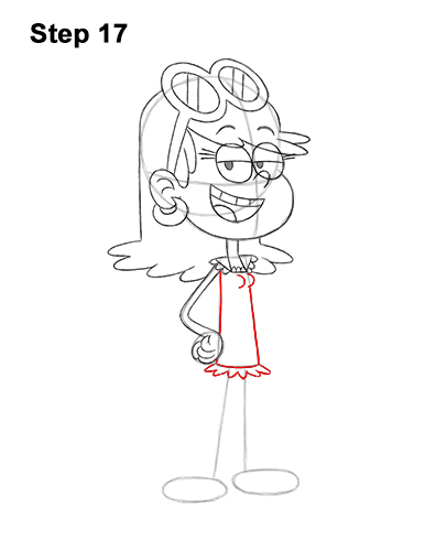 Draw Leni The Loud House 17 How to Draw Leni The Loud House Sister 17