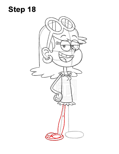 Draw Leni The Loud House 18 How to Draw Leni The Loud House Sister 18
