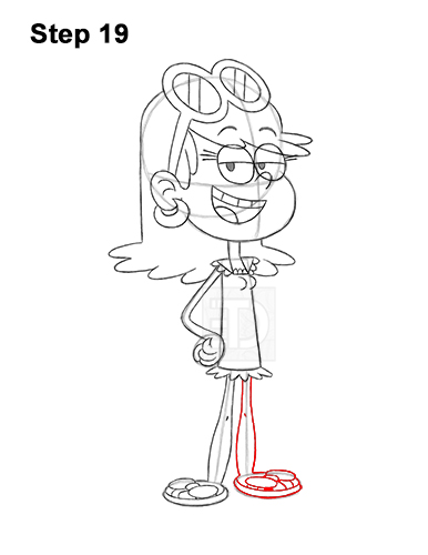 Draw Leni The Loud House 19 How to Draw Leni The Loud House Sister 19