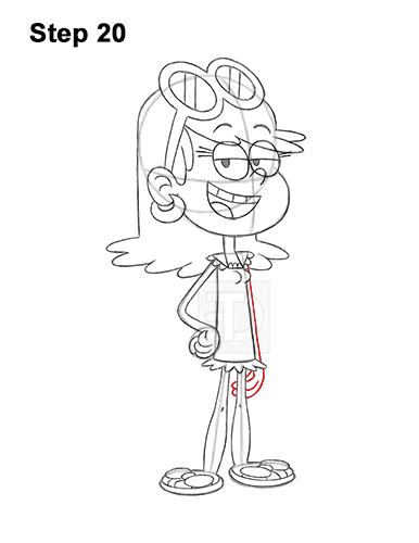 Draw Leni The Loud House 20 How to Draw Leni The Loud House Sister 20