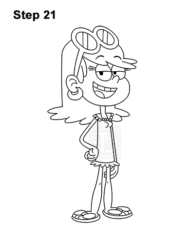 Draw Leni The Loud House 21 How to Draw Leni The Loud House Sister 21