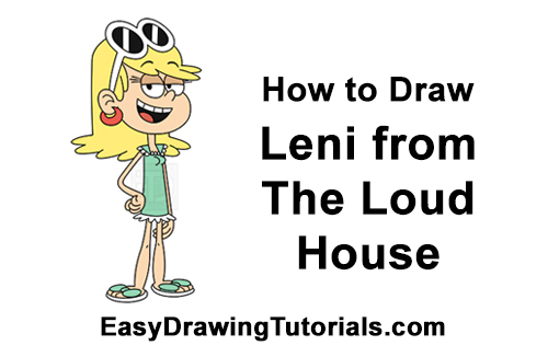 Draw Leni The Loud House How to Draw Leni The Loud House Sister