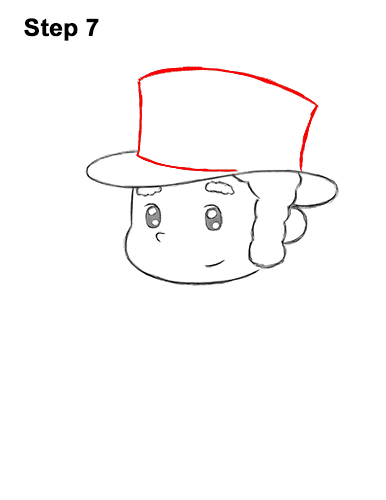 How to Draw Cartoon Cute Leprecahun Chibi 7