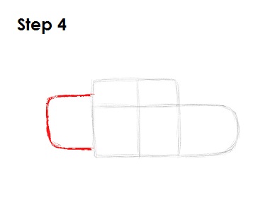 Draw Lightning McQueen Step 4