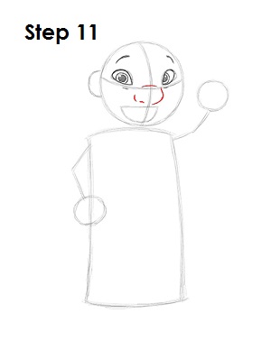 Draw Lilo step 11