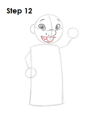 Draw Lilo step 12