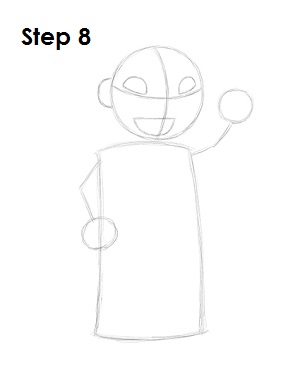 Draw Lilo step 8