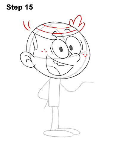 Draw Lincoln Loud 15 How to Draw Lincoln Loud House 15