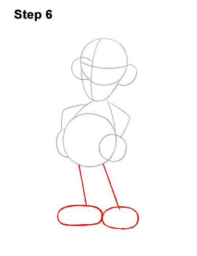 How to Draw Luigi Super Mario Nintendo Full Body 6