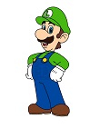 How to Draw Luigi Super Mario Nintendo Full Body