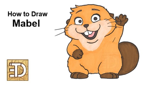 Add Any Finishing Touches, and You're Done! How to Draw Hoppers Mabel Final