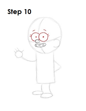 How to Draw Mabel Pines 10 How to Draw Mabel Pines Step 10