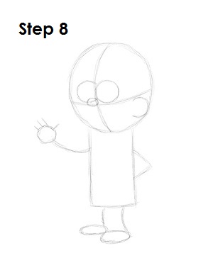 How to Draw Mabel Pines 8 How to Draw Mabel Pines Step 8