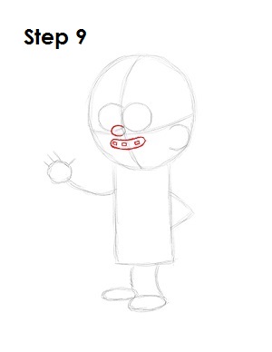 How to Draw Mabel Pines 9 How to Draw Mabel Pines Step 9