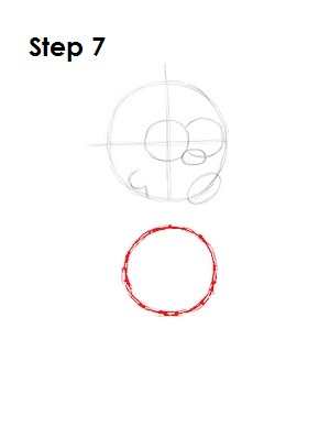 How to Draw Maggie Simpson 7 How to Draw Maggie Simpson Step 7