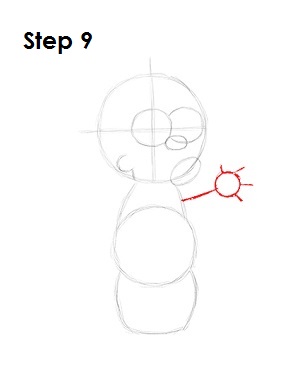 How to Draw Maggie Simpson 9 How to Draw Maggie Simpson Step 9