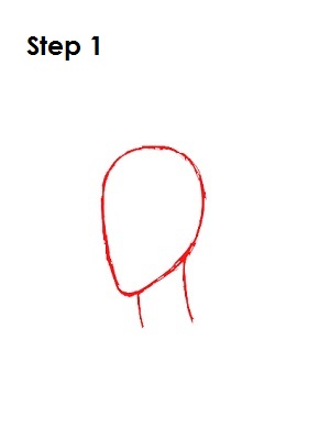 How to Draw Maleficent Step 1 How to Draw Maleficent Step 1