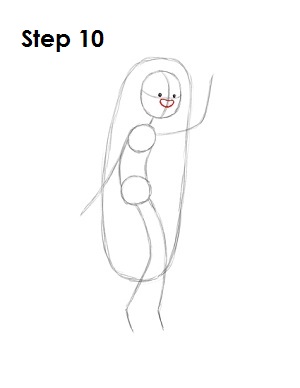 How to Draw Marceline Step 10 Draw Marceline Step 10