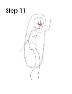 How to Draw Marceline Step 11 Draw Marceline Step 11