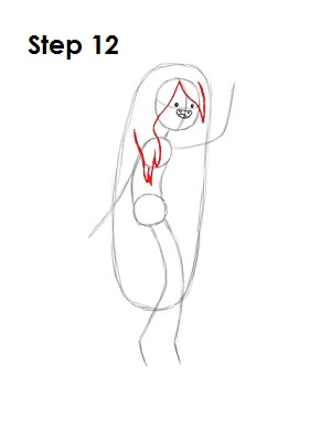 How to Draw Marceline Step 12 Draw Marceline Step 12