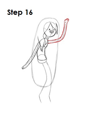 How to Draw Marceline Step 16 Draw Marceline Step 16