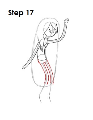 How to Draw Marceline Step 17 Draw Marceline Step 17