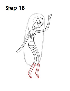 How to Draw Marceline Step 18 Draw Marceline Step 18