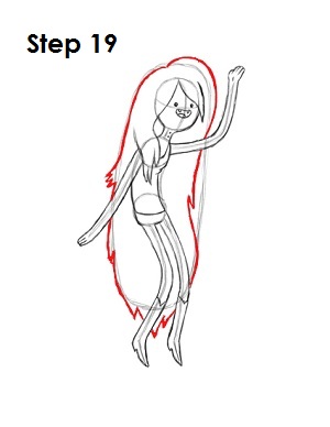 How to Draw Marceline Step 19 Draw Marceline Step 19