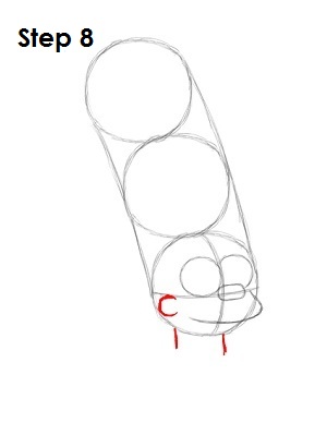 Draw Marge Simpson Step 8 Draw Marge Simpson Step 8